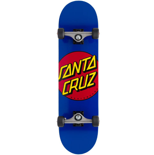Santa Cruz Classic Dot Complete Skateboard Blue 8.0
