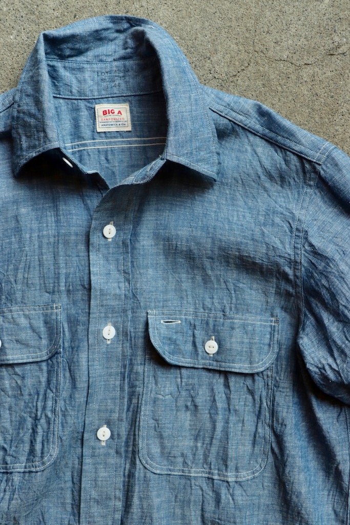 BIG A” CHAMBRAY par Pierre Fournier | ANATOMICA SAPPORO アナトミカ札幌