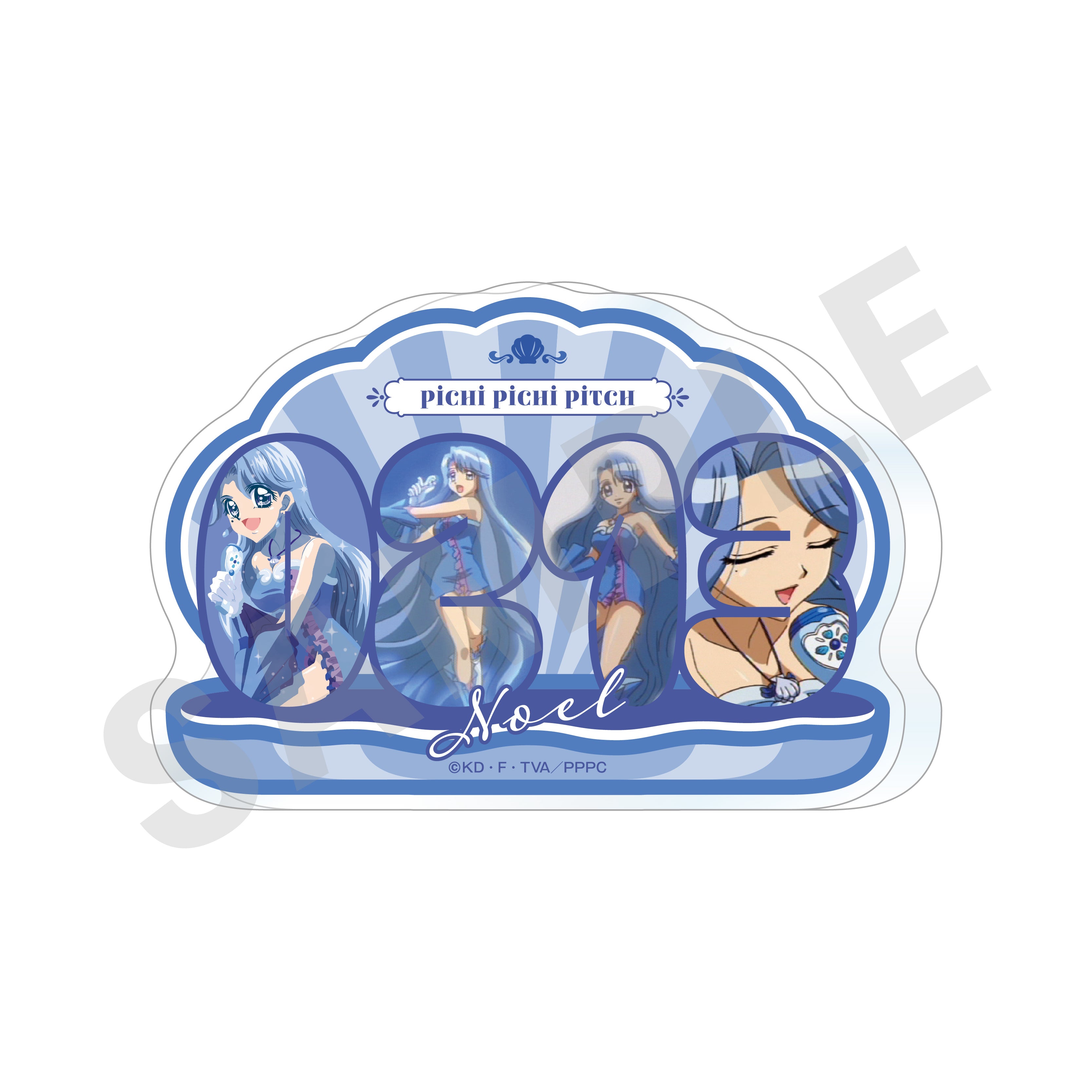 ぴちぴちピッチ』 ～favorite series～ ナンバーアクリルプレート