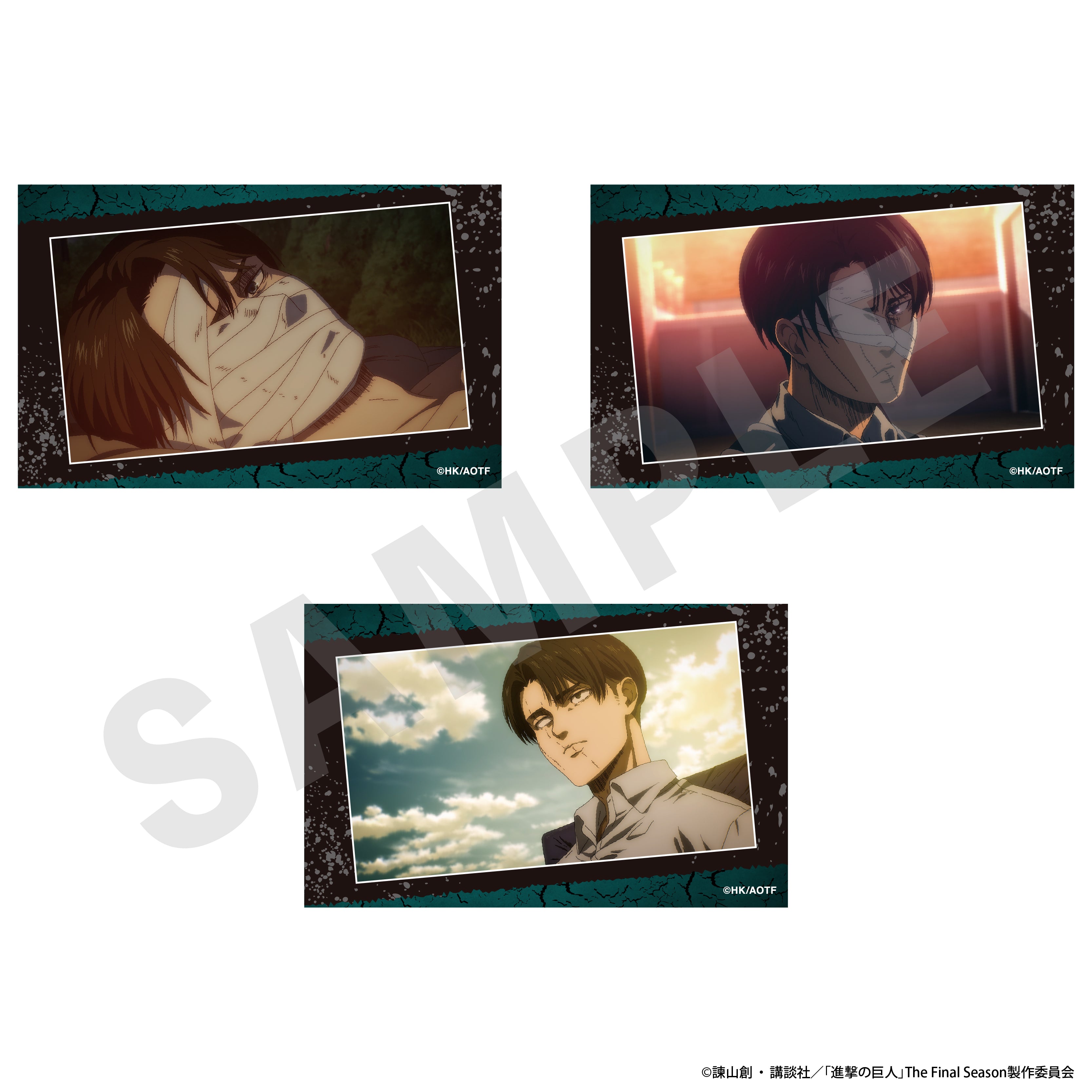 TVアニメ『進撃の巨人』 ビジュアルカード3枚セットB（リヴァイ1