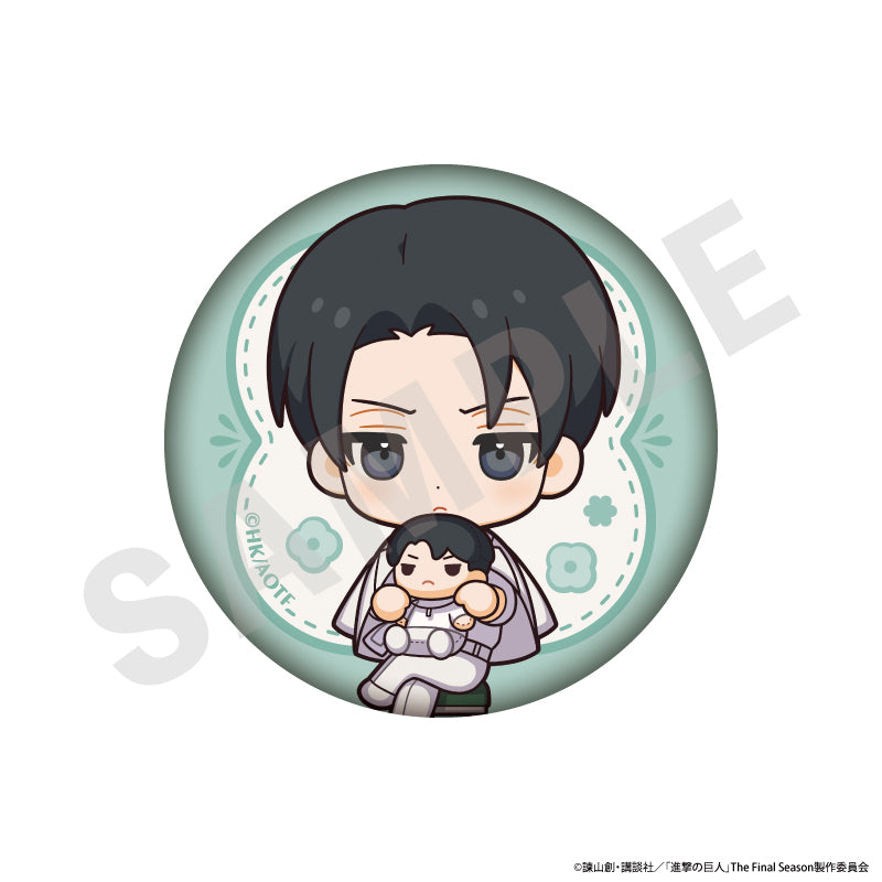 TVアニメ『進撃の巨人』 ミニキャラホワイトコーデシリーズ 缶バッジ