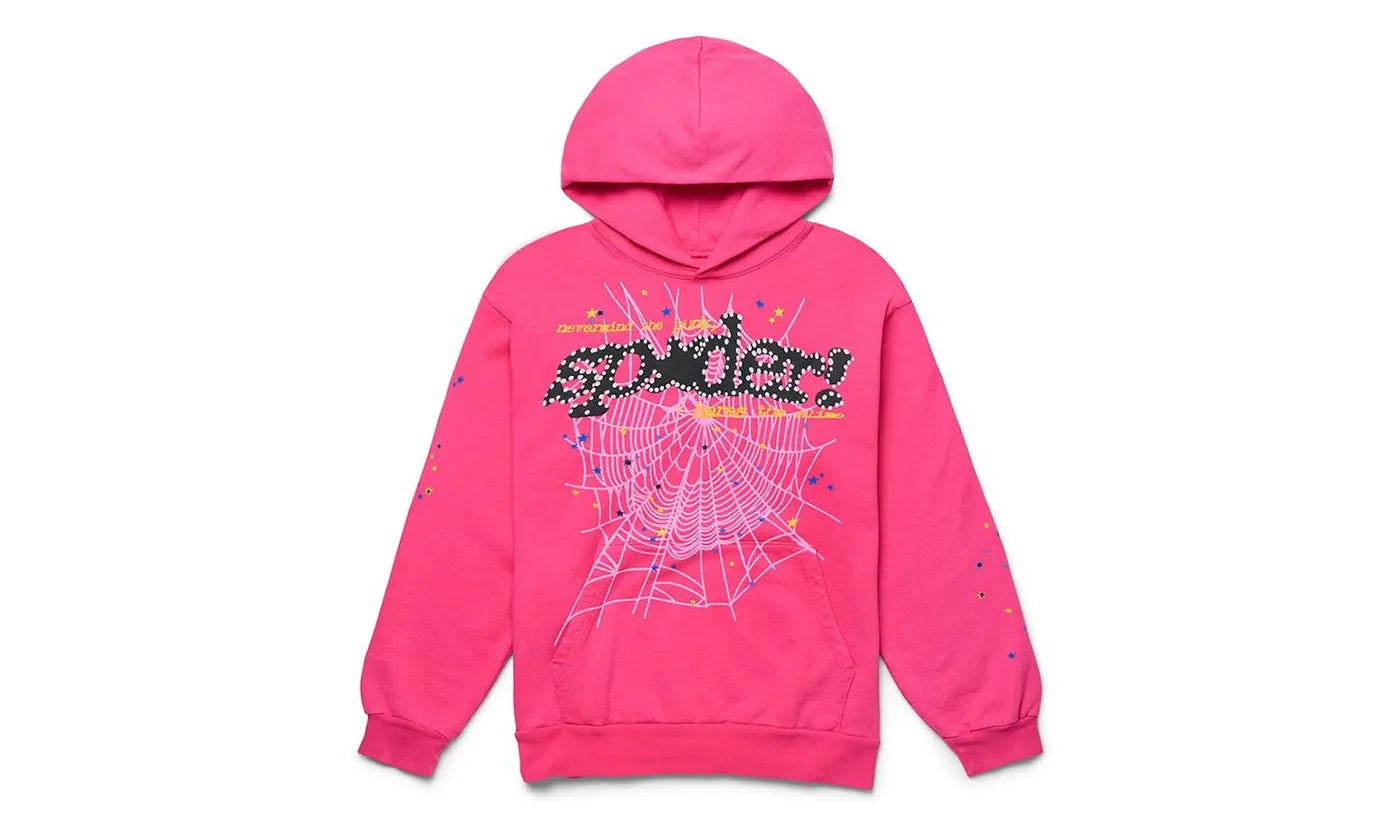 Sp5der Sp5der P*NK V2 Hoodie Pink (SP5D-SPPVHP-PINK / S5D-SPPVHP