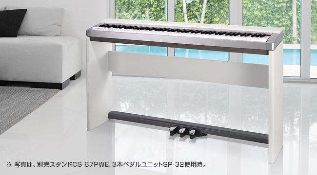 PX-130BK / 130WE - デジタルピアノ＜プリヴィア＞ - 電子楽器 - CASIO