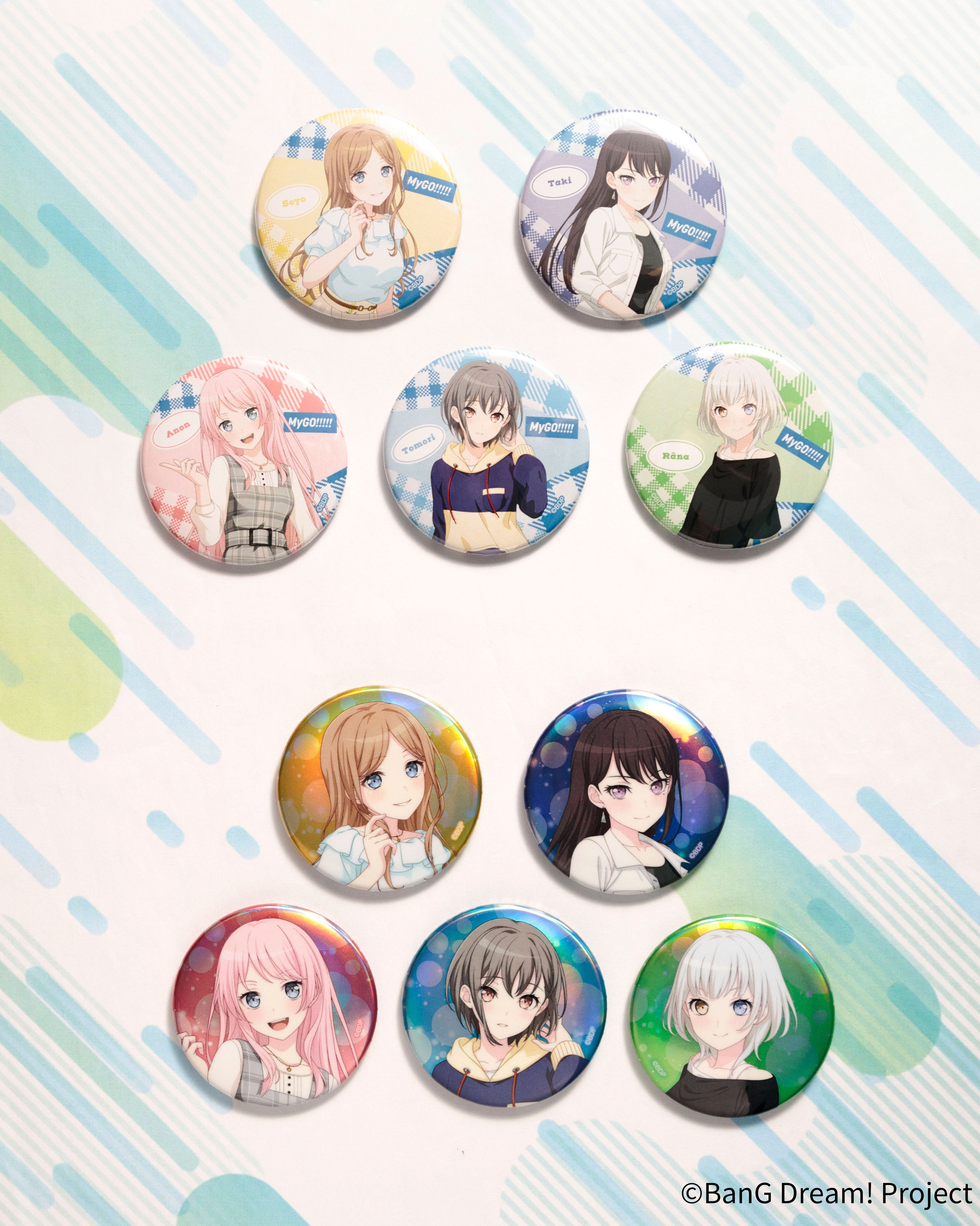 バンドリ 缶バッジ 5個 バンドリ！ BanG Dream! ウィーク！ スクエア