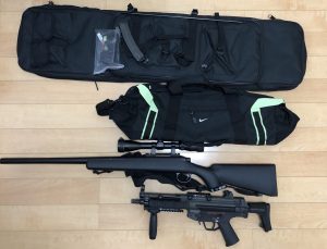 サバゲー】VSRなどの長モノが2丁入るソフトタイプのガンケース