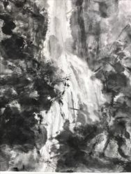 瀑布」 | 水墨画 beyond