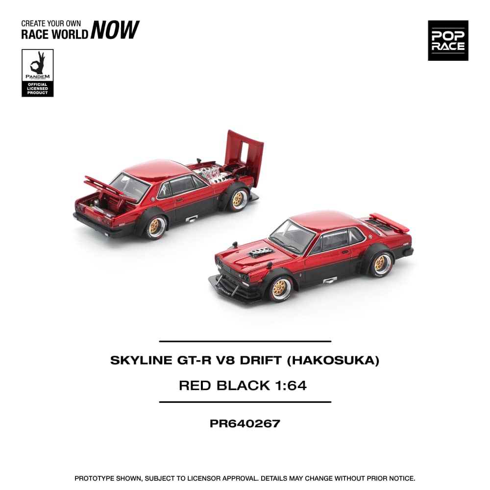 ETA: Dec 2025 ] Pop Race 1/64 Skyline GT-R KPGC10 Hakosuka V8