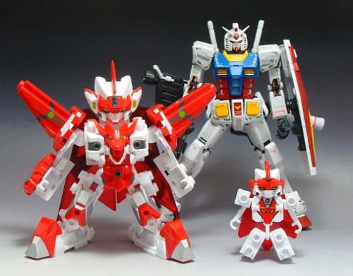 676．ミニプラ カミツキ合体ライデンキョウリュウジン 稲妻ブレイブ