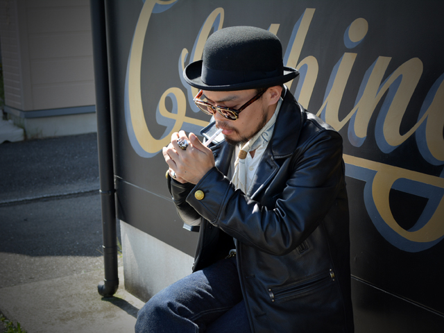 WOLF PACK BLOG 【BY GLAD HAND】Leather Car Coat”Good Fellows