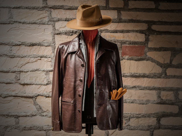 WOLF PACK BLOG 【BY GLAD HAND】Leather Car Coat”Good Fellows