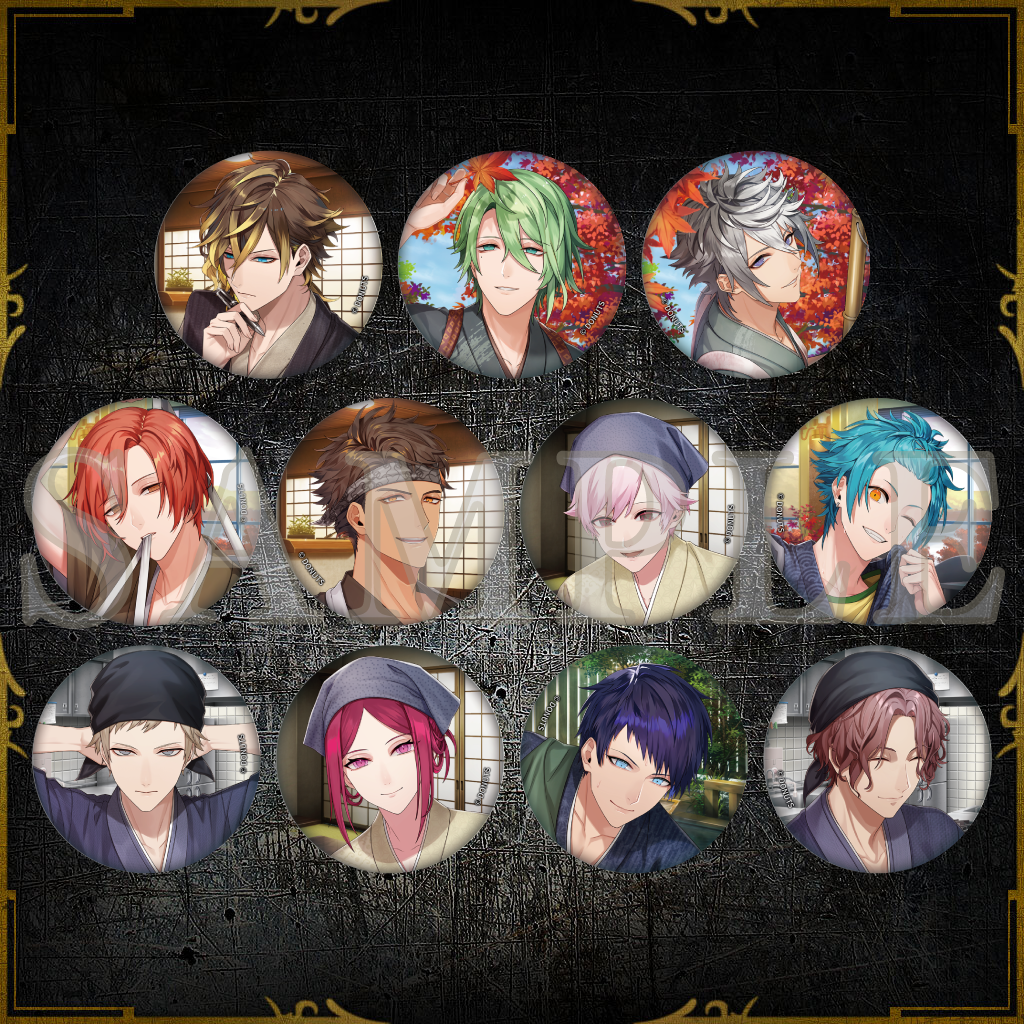 57㎜缶バッジ 温泉2022ver. – ブラックスター -Theater Starless