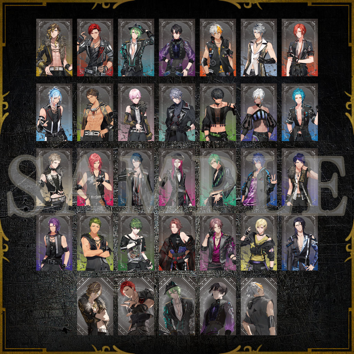 ビジュアルフォトカード READING STARLESS ver. – ブラックスター