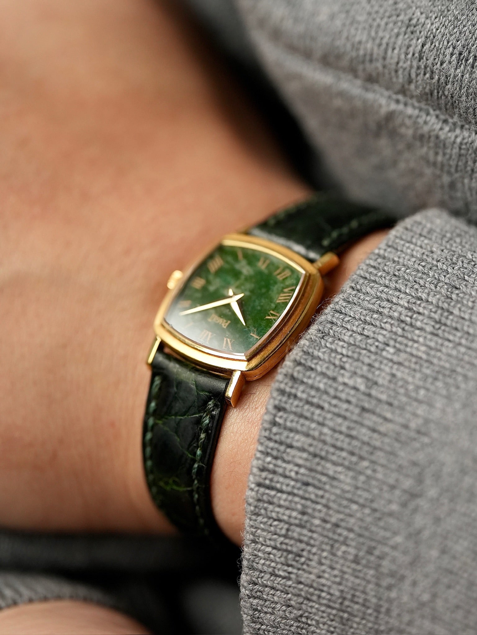 Piaget/Jade dial / 18K – C4C Vintage Watches