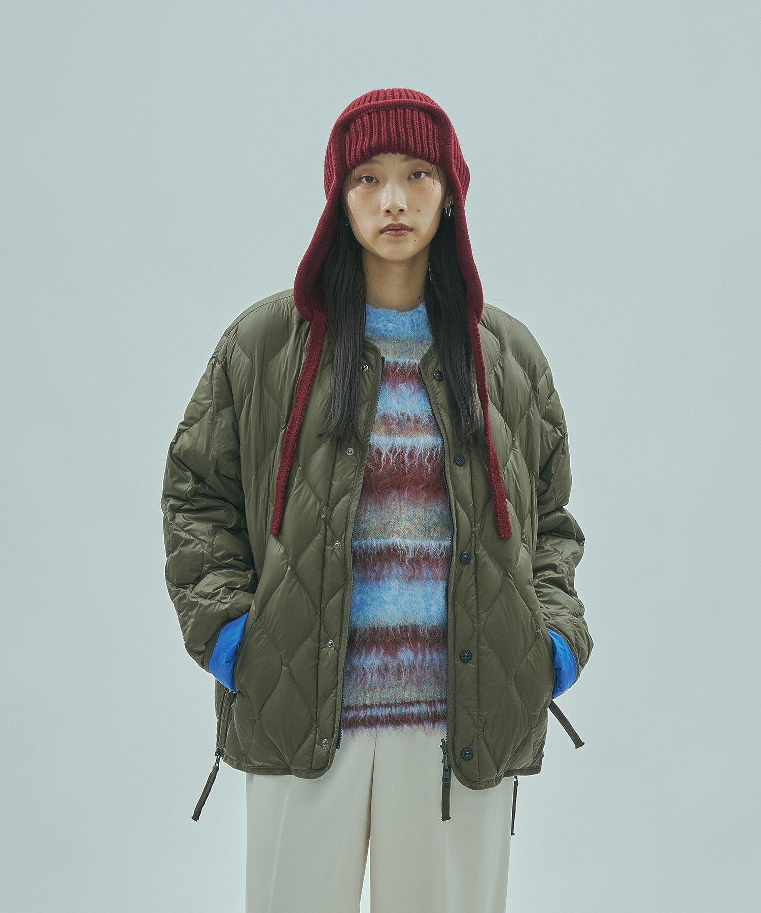 ROSE BUD別注】TAION/MILITARY M65 LINER W-ZIP SHORT DOWN REVERSIBLE