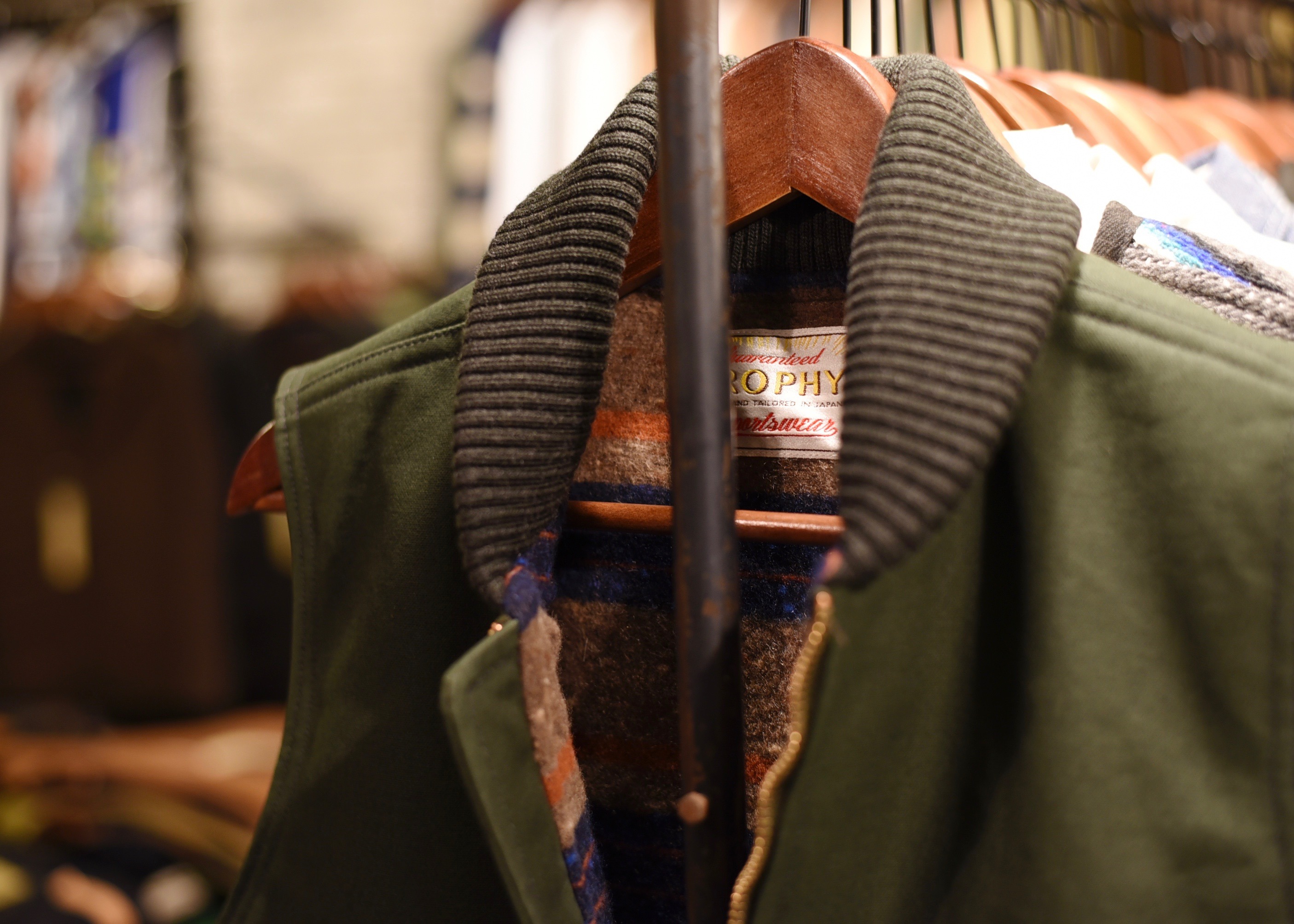 TROPHYCLOTHING / OILED DUCK STORM VEST: CANVAS CLOTHING STORE BLOG