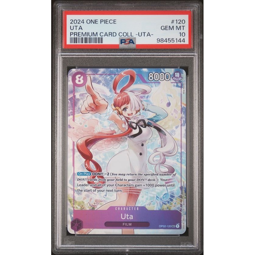 2024 One Piece Premium Card Collection -Uta- #120 Uta PSA 10