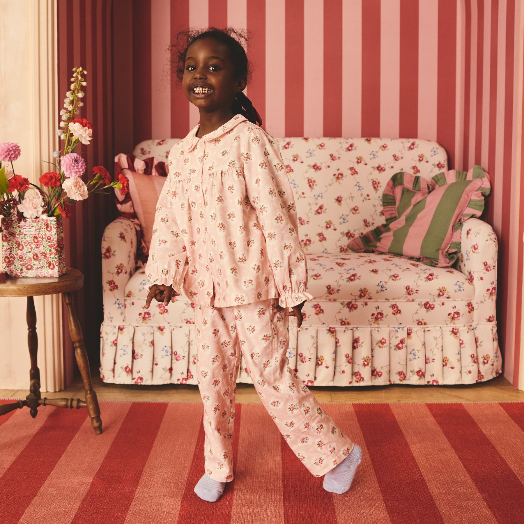 Cath Kidston キャスキッドソン パジャマ ロンドンストリート XS Cath