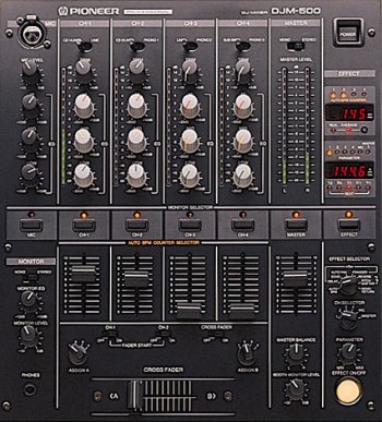 ジャンク PIONEER DJM-500 DJミキサー パイオニア DJM-500 (archived