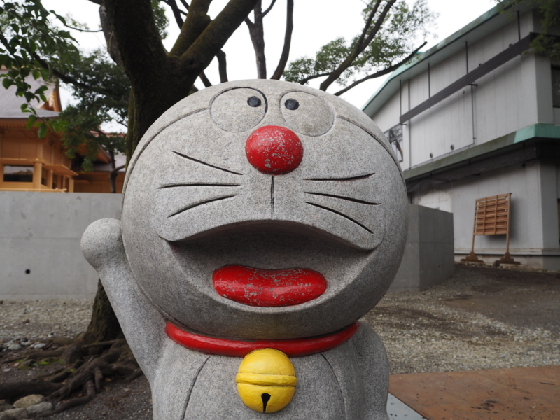 スネ夫の3D化に成功！？最強のドラえもんスポット「富知六所浅間神社