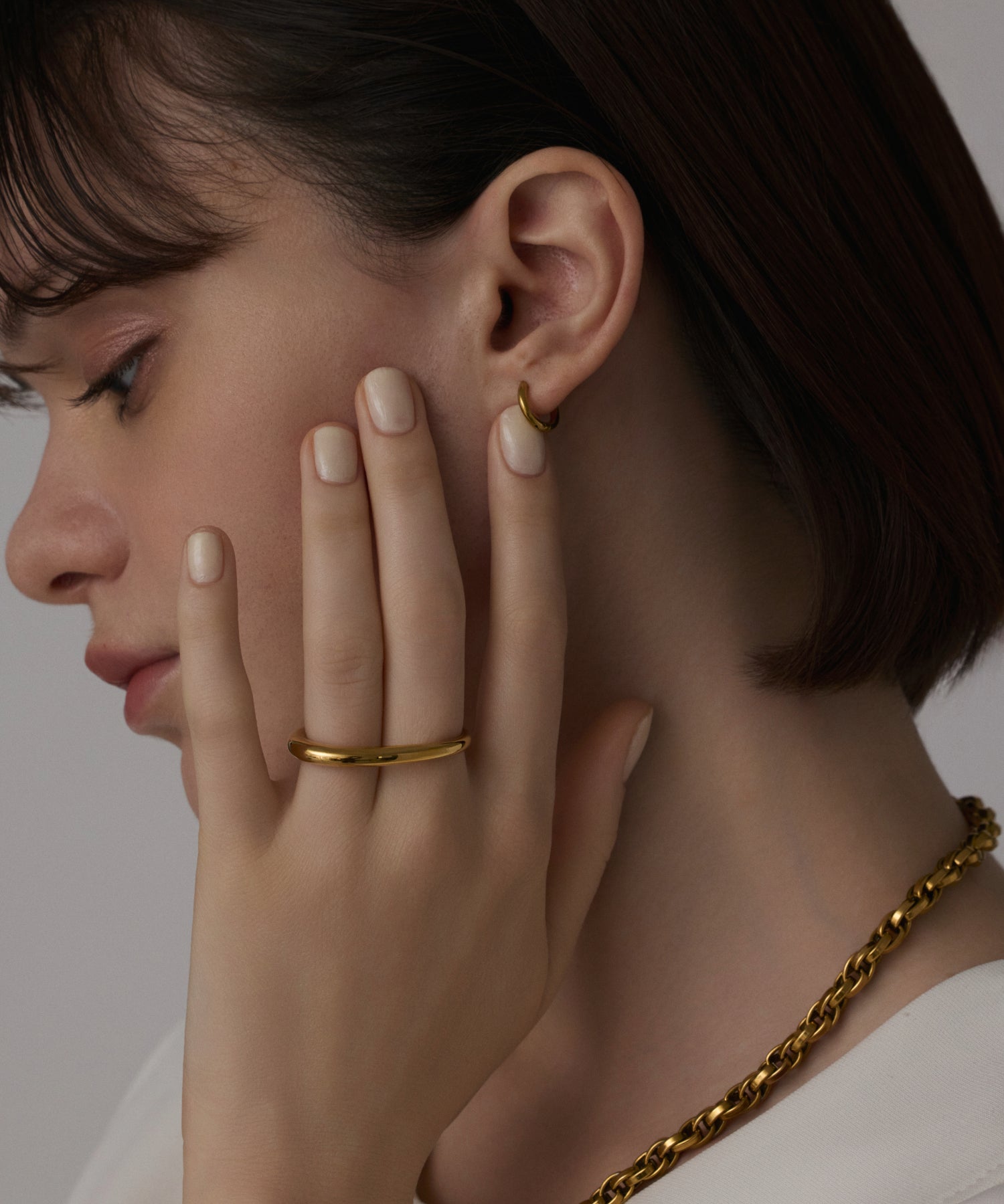 ゴールド]ダブルリング