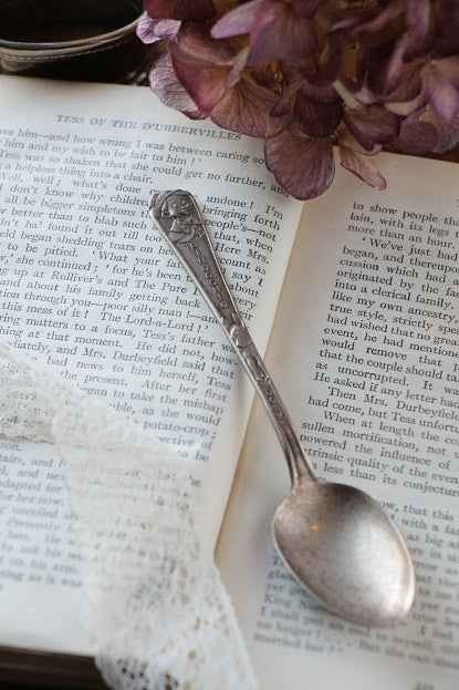 可愛いピノキオとドンキーのスプーン アンティークカトラリー（銀器