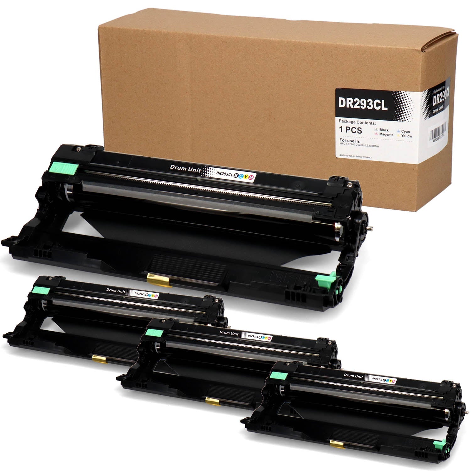 ブラザー用 DR-293CL 互換ドラムユニット 4色セット – インクの