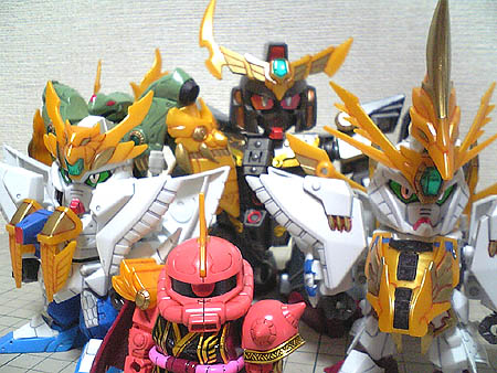 繰府庵～フィギュ間～ 戦神合身 蚩尤ガンダム 司馬兄弟編 SD三国伝