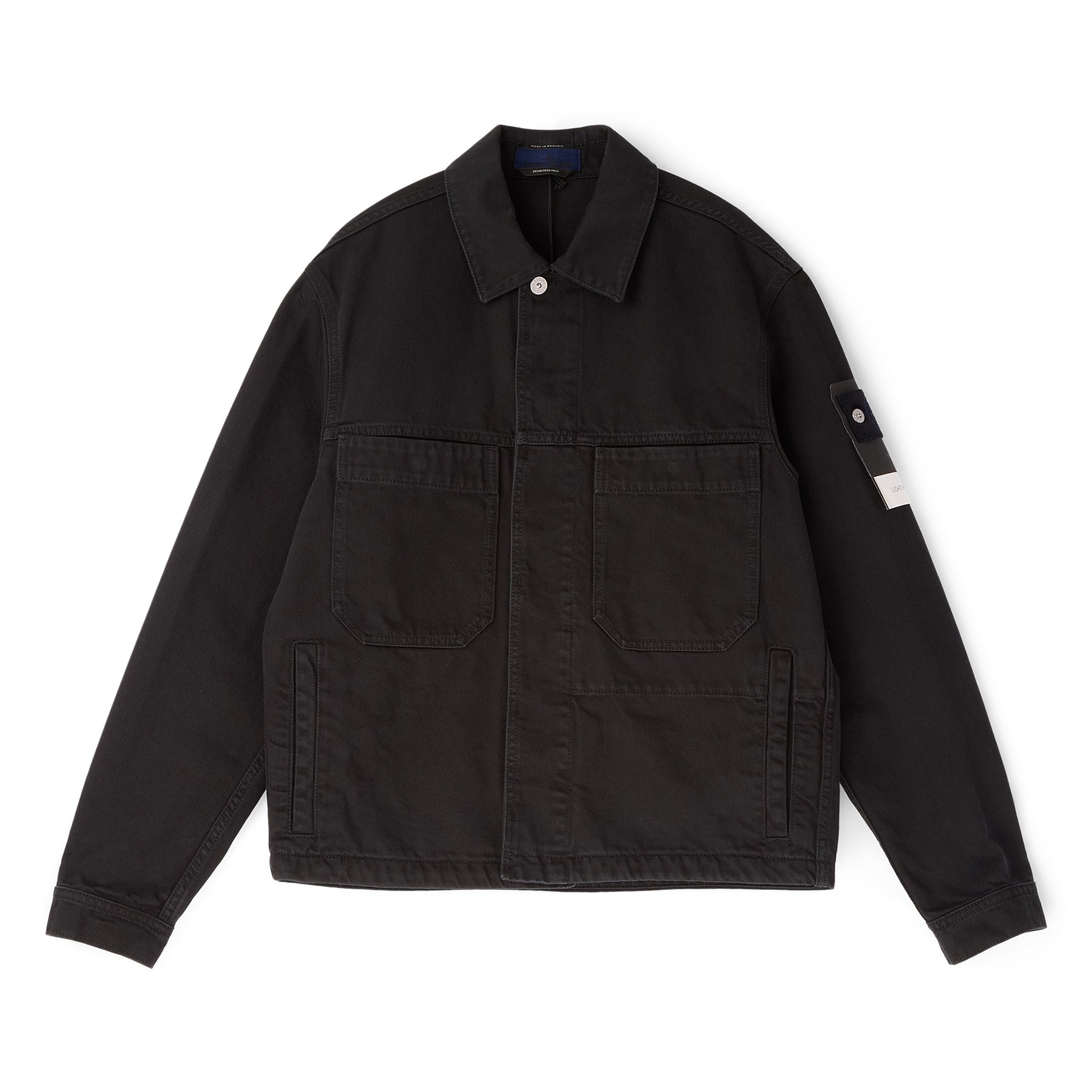 Stone Island Biker Jacket (Black) – CNCPTS