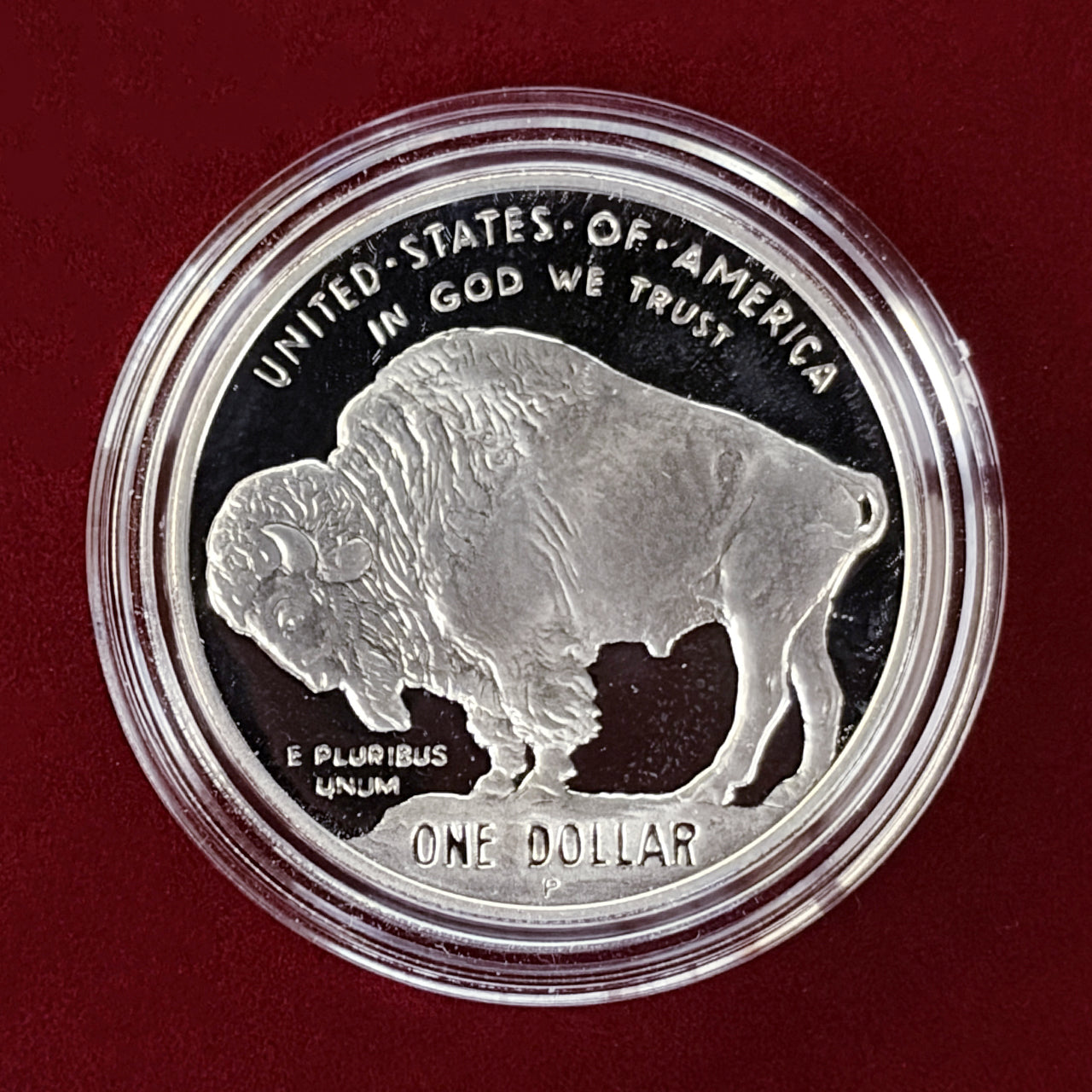 アメリカ】バッファロー 1ドル 銀貨 プルーフ 2001［B-0000492