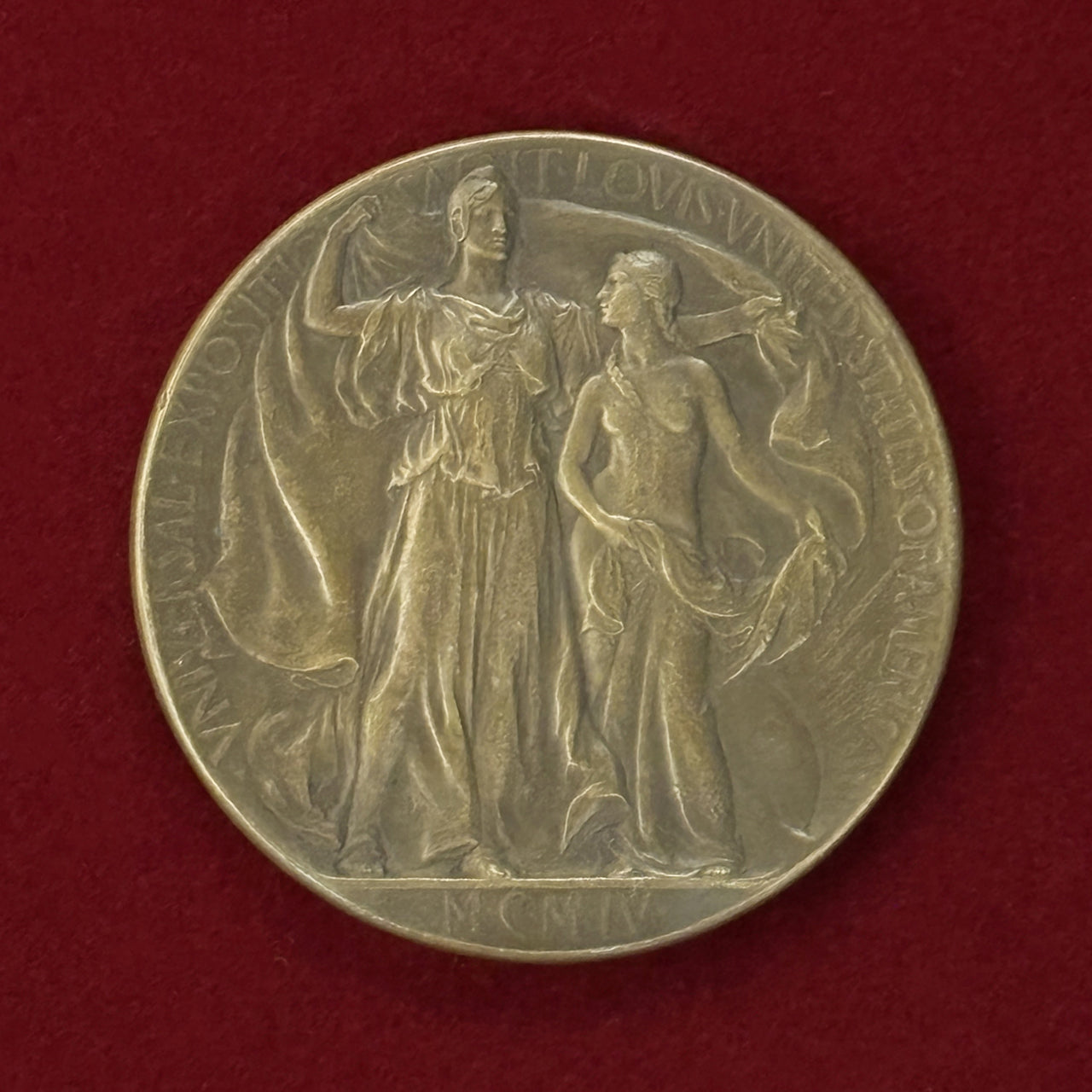 アメリカ】1904年セントルイス万国博覧会 ルイジアナ ブロンズ製メダル