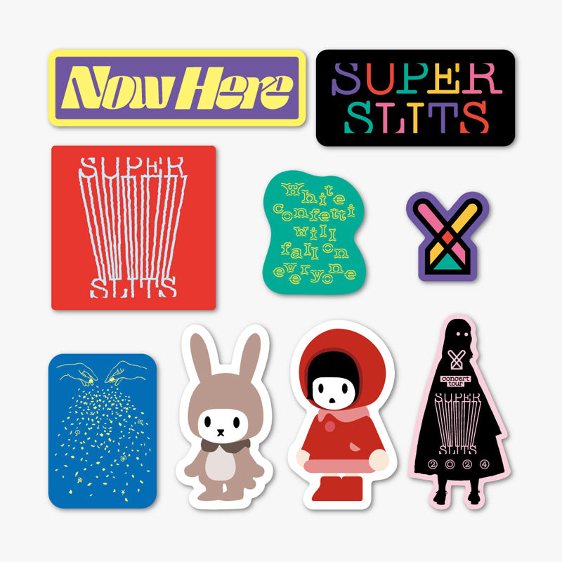 SUPER SLITS STICKERS（ステッカーセット） – YUKI オフィシャル