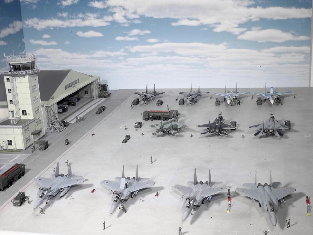 自衛隊基地ジオラマ#29 Su-27アグレッサー機