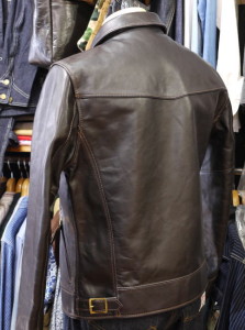 フラットヘッド SRJ-07A ホースハイドレザーライダースジャケット