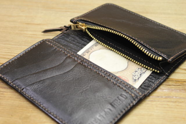 フラットヘッド 茶芯ホースハイド フラグメントケース FN-C7C5-5