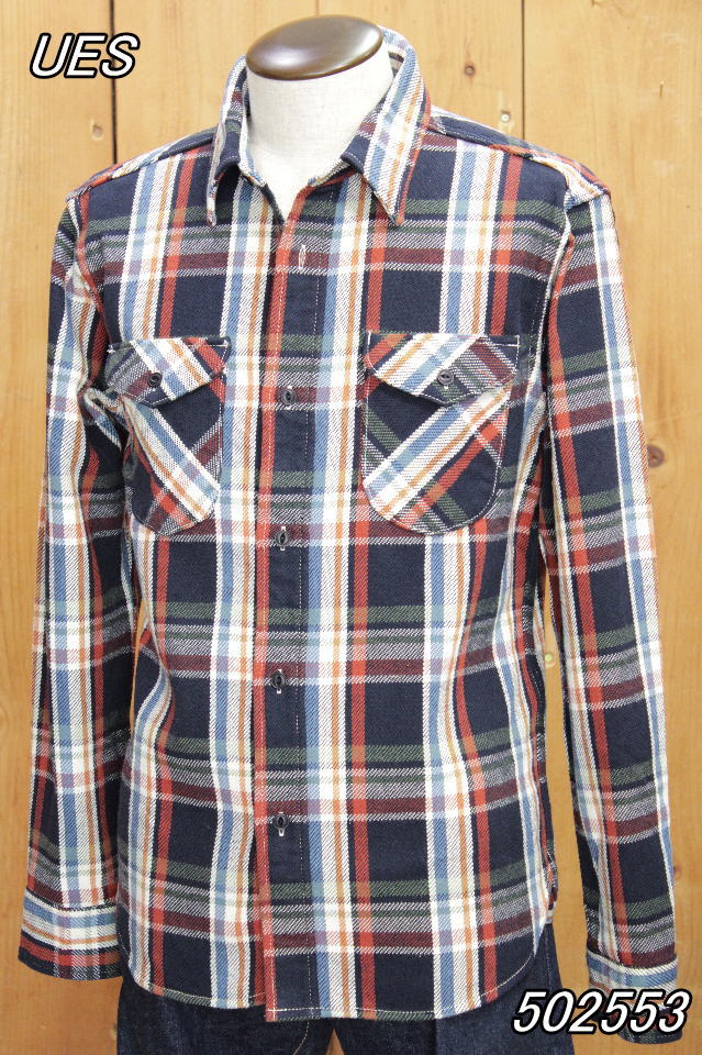 ウエス ネルシャツ UES 先染ヘビーネルシャツ 502553 ｜ 町田の