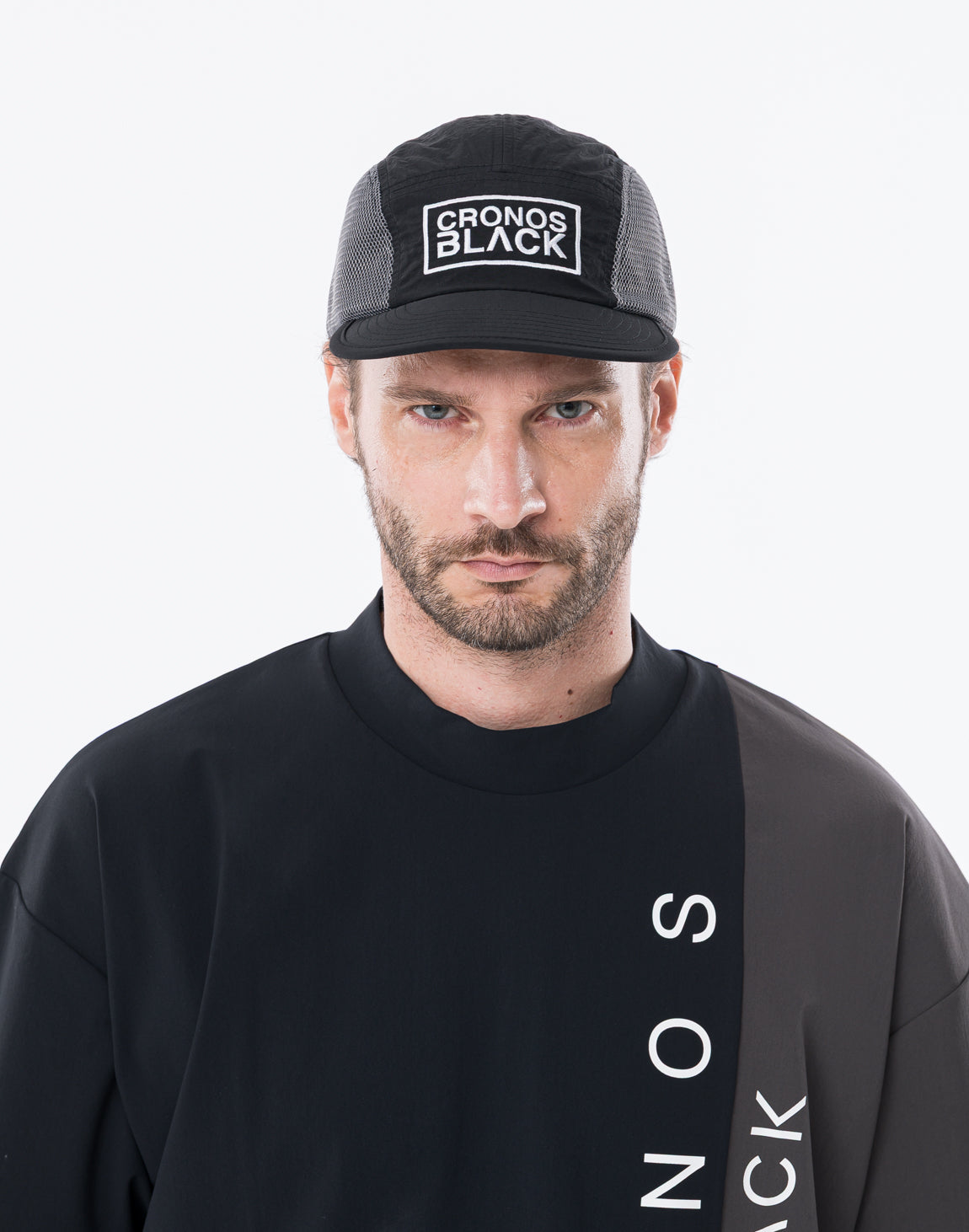 CRONOS BLACK STREAMLINE CAP【BLACK】