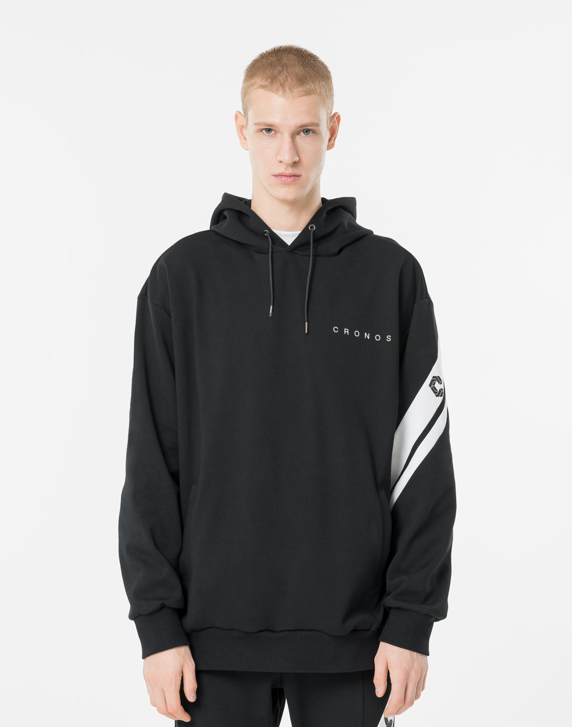CRONOS CROSSLINE HOODIE【BLACK】