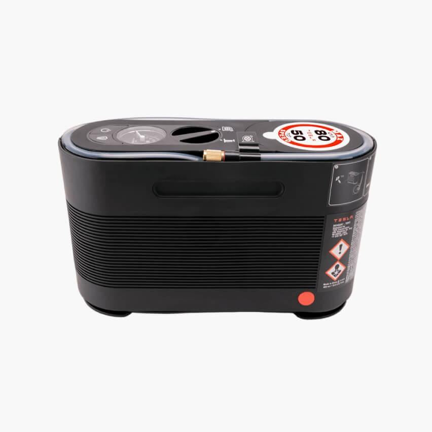 テスラ 純正 タイヤリペアkit エアポンプ モデルS/X/3/Y パンク修理kit