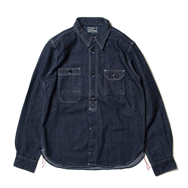 デニム長袖ワークシャツ【5333B】 – STUDIO D'ARTISAN ONLINE STORE