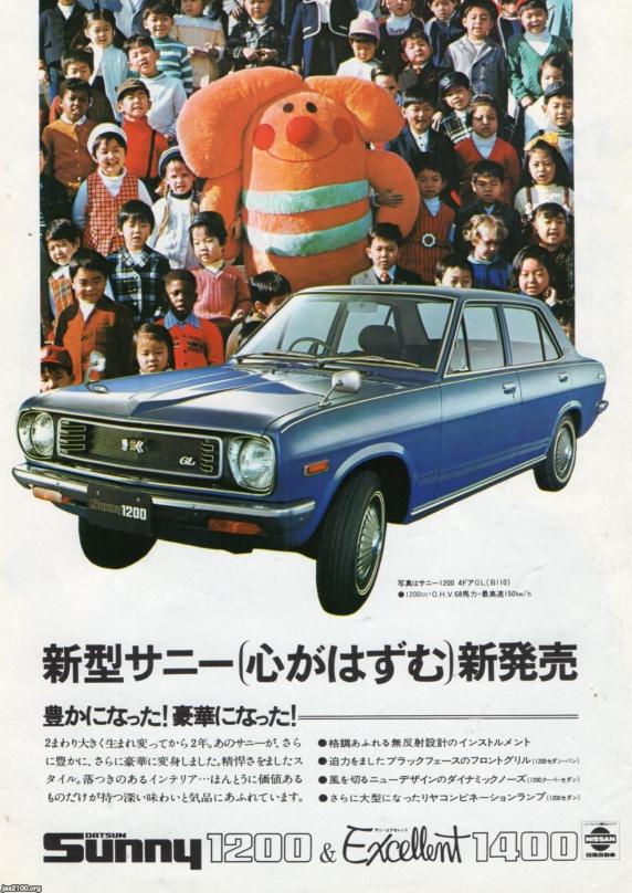 Tech Wiki - Sunny-chan : Datsun 1200 Club