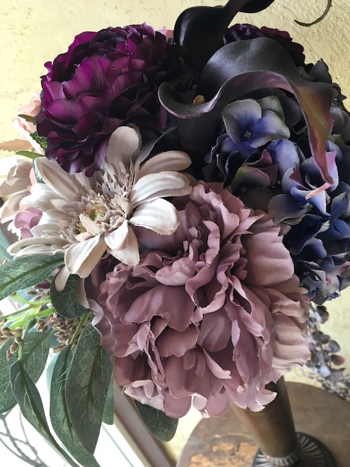 シック紫のアートフラワーオーダーメイド花ギフト店DesertRose通販