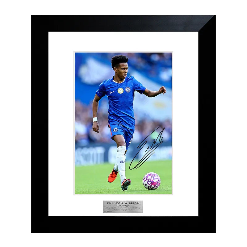 メモラビリア】エステヴァン直筆サイン入りチェルシー25/26フォト特製