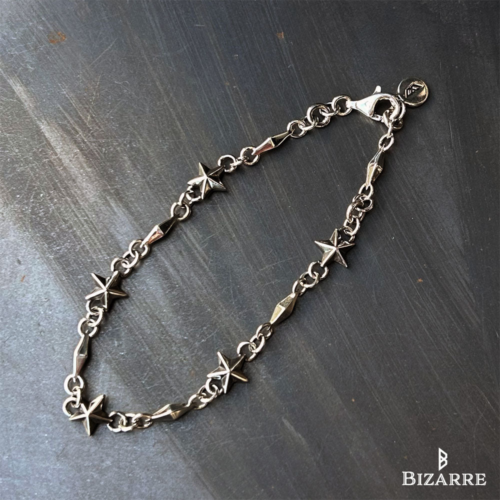 Bizarre/ビザール スターリー（星）シルバーブレスレット SBP079