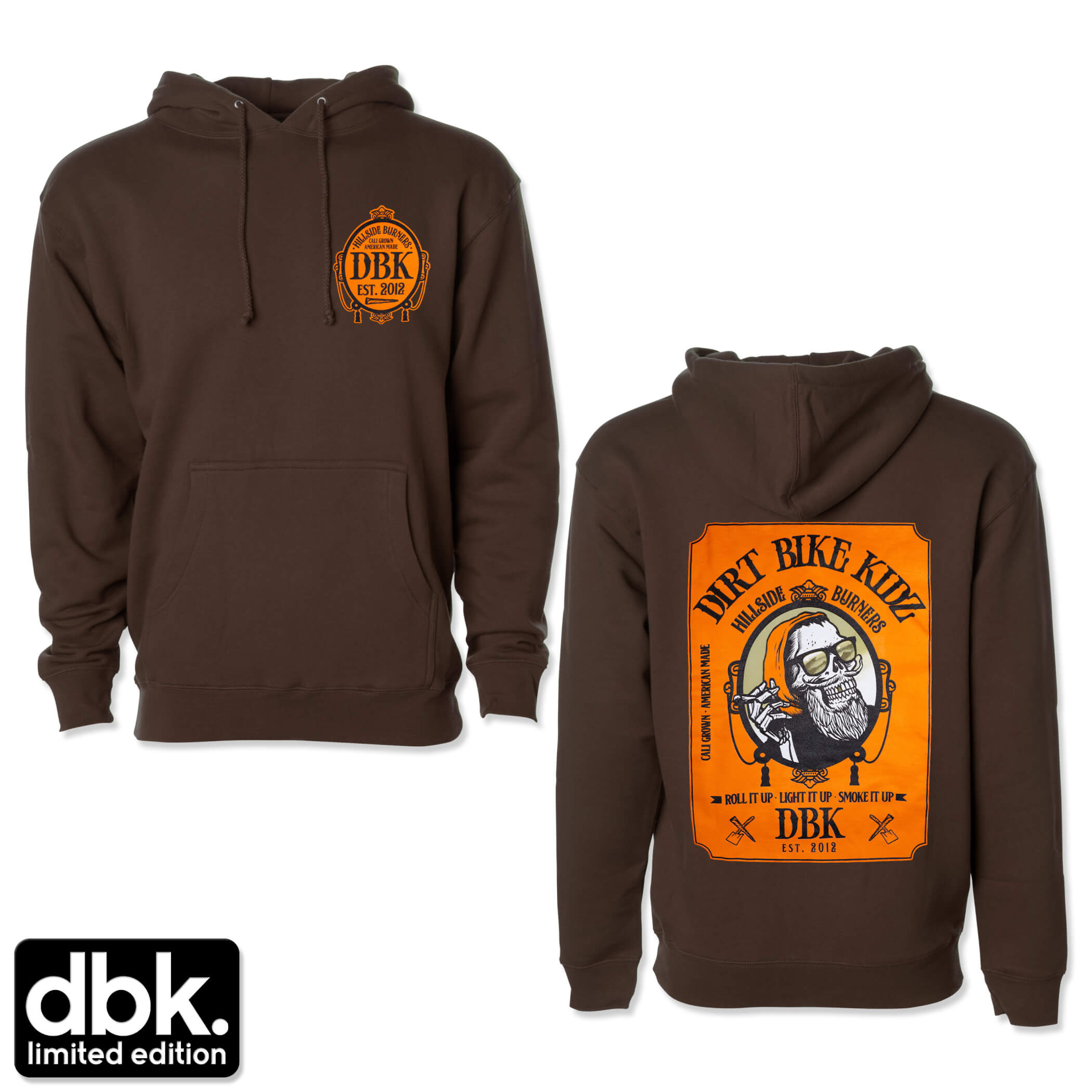 DBK Zig Zag | Limited Brown Hoodie | Fast, Worldwide Shipping