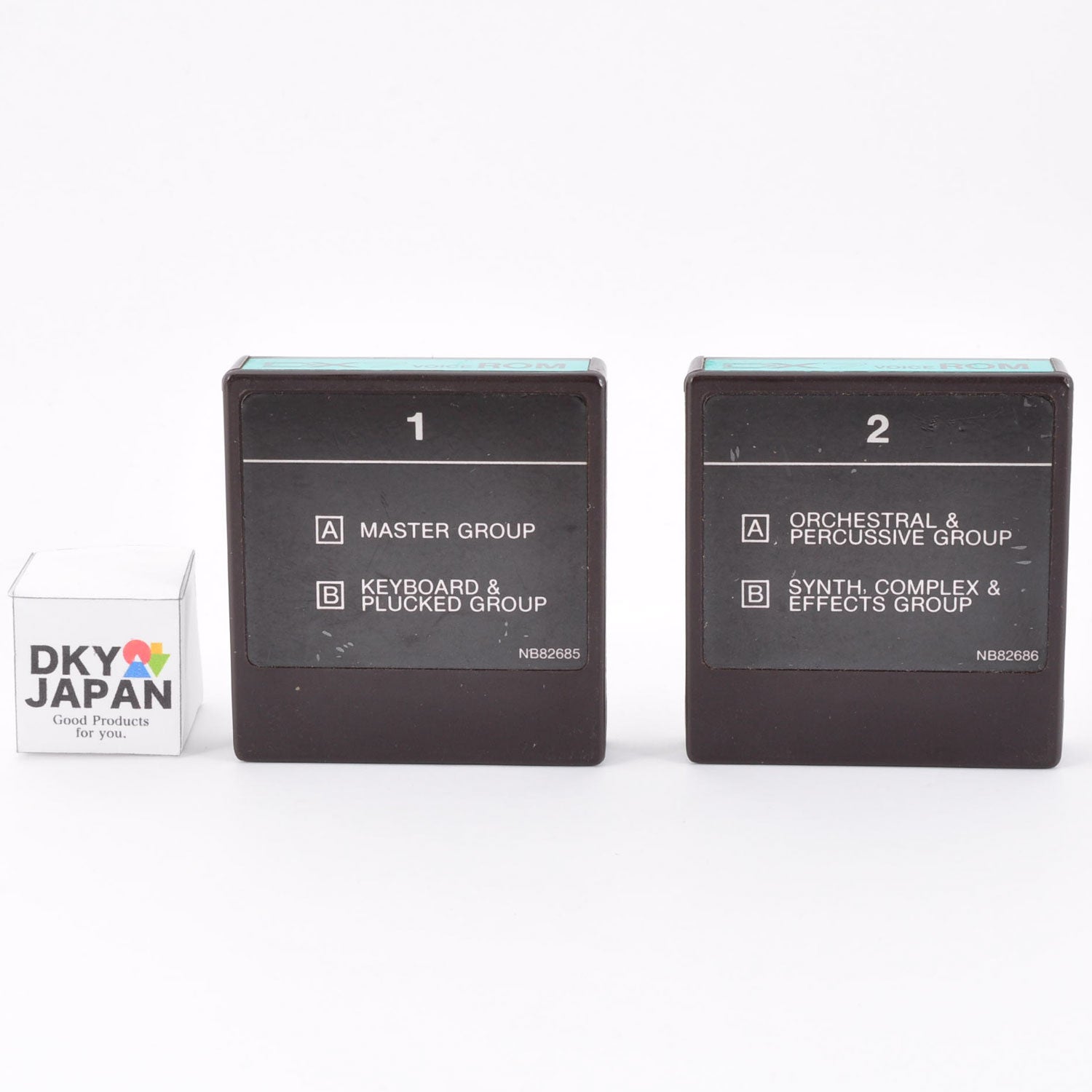 Yamaha DX7 Voice Rom 1 and Rom 2 Set Date Cartridge Used From