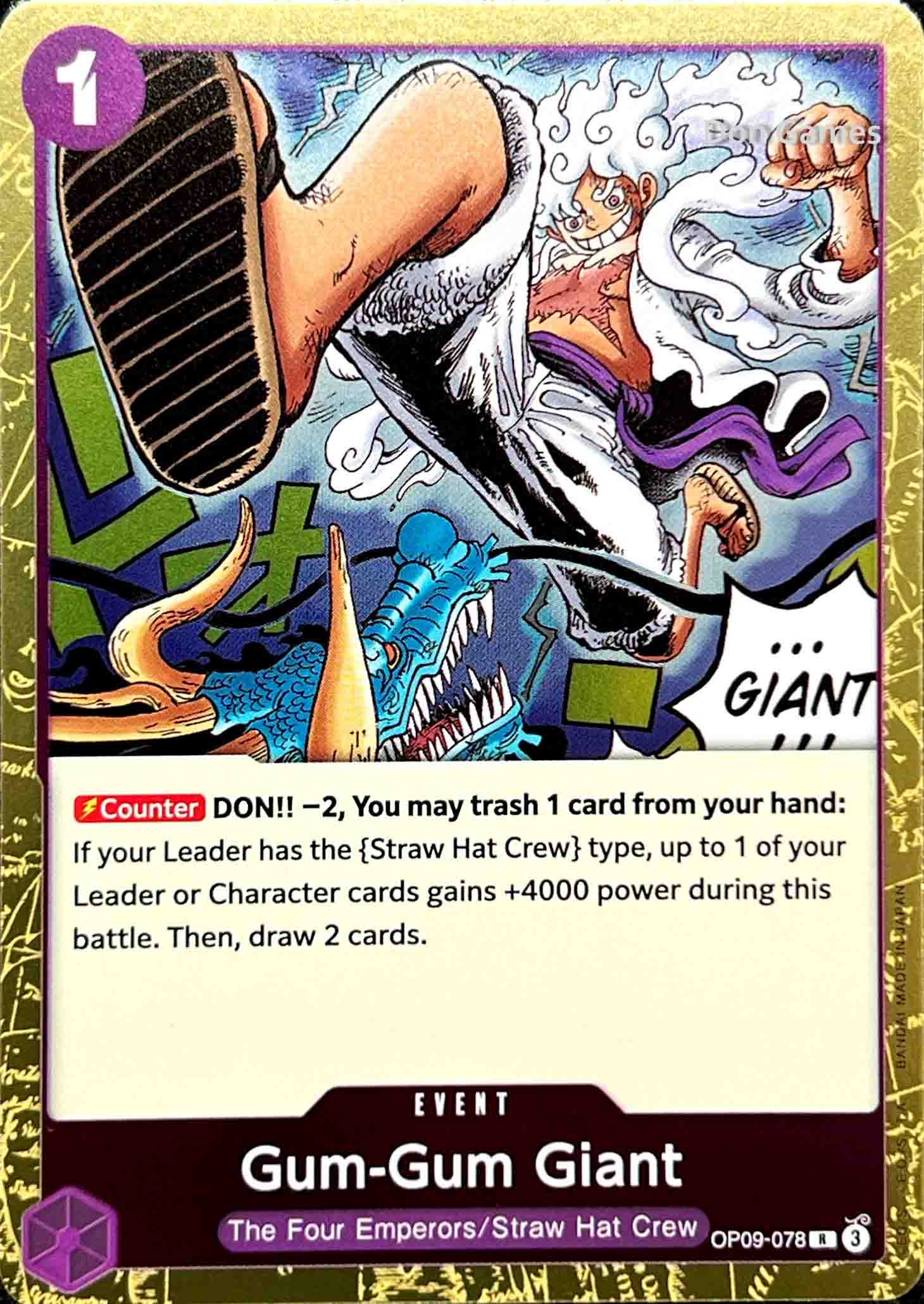 OP09-078 Gum-Gum Giant Event Card – Don Games