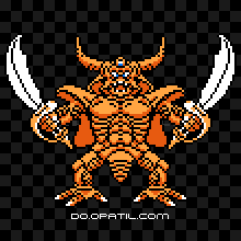 DQ4 デスピサロ（図鑑） ／ FC版ドラゴンクエスト4 完全攻略：DRAGON