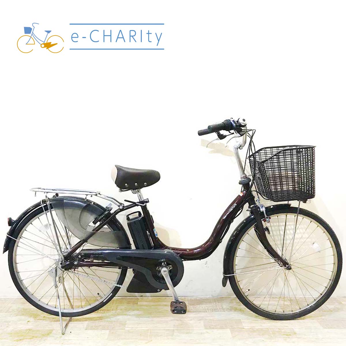 中古電動自転車 ヤマハ PAS ナチュラ M ブラウン 24インチ KZ139 – e