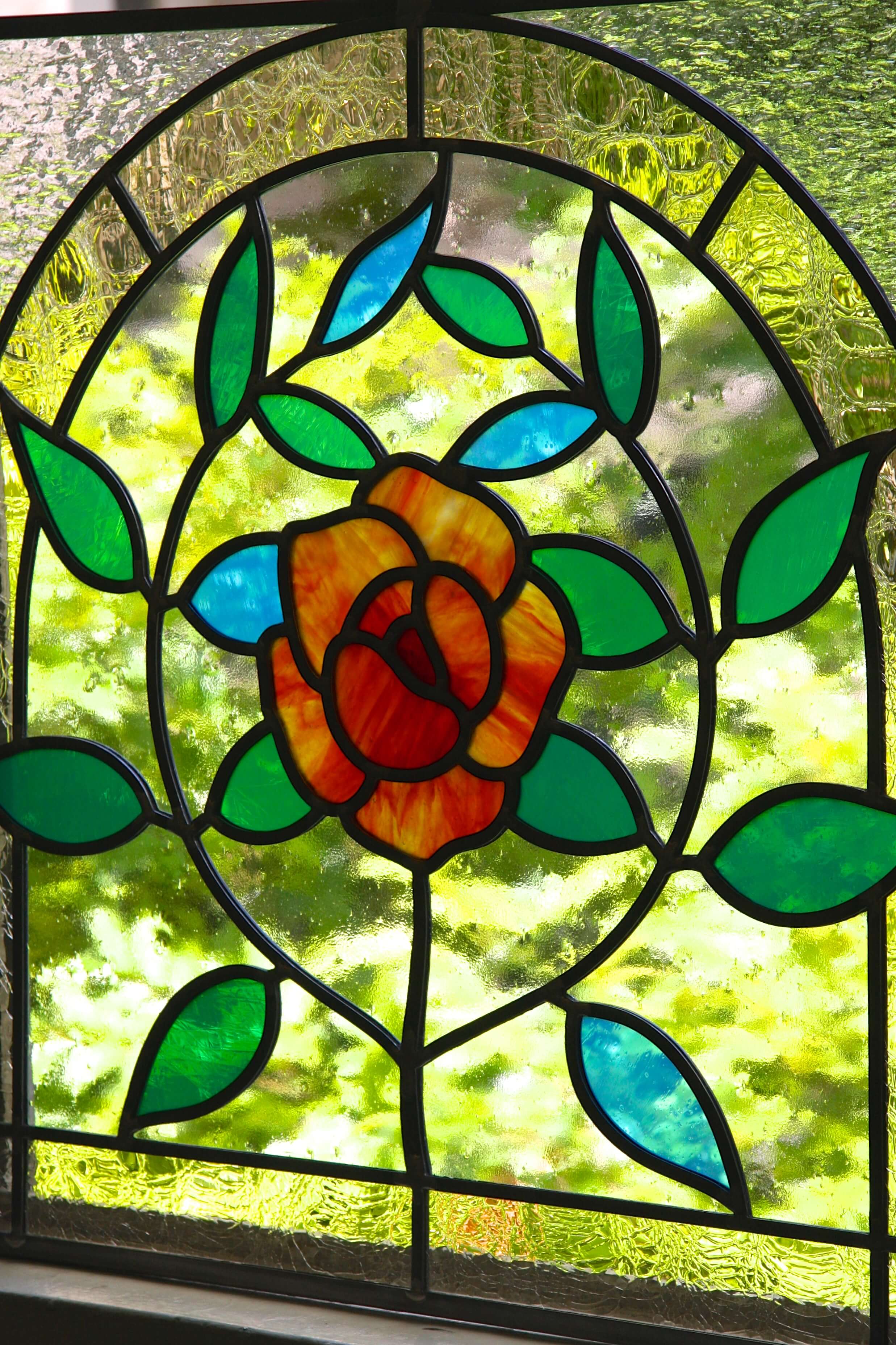 バラのパネル。 | 日記 | 璃房ステンドグラス