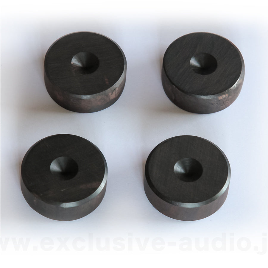 山本音響工芸 PB-10｜アフリカ黒檀製 凹型スパイク受けベース – ExAUDIO